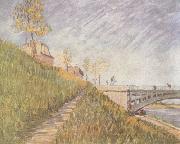 Vincent Van Gogh Banks of the Seine wtih the Pont de Clichy (nn04) Germany oil painting reproduction
